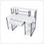 Bureau d'écriture polyvalent et moderne avec une construction robuste et beaucoup de rangement-1227166980