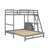 River Loft Bed With Storage Drawers, Desk, And Shelves,  Solid Pine Wood And MDF-690606684-690606683