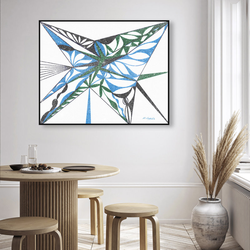 Manuel Roman - Arrowhead Print by Oliver Gal, 17"H x 21"W, Black Floater Frame