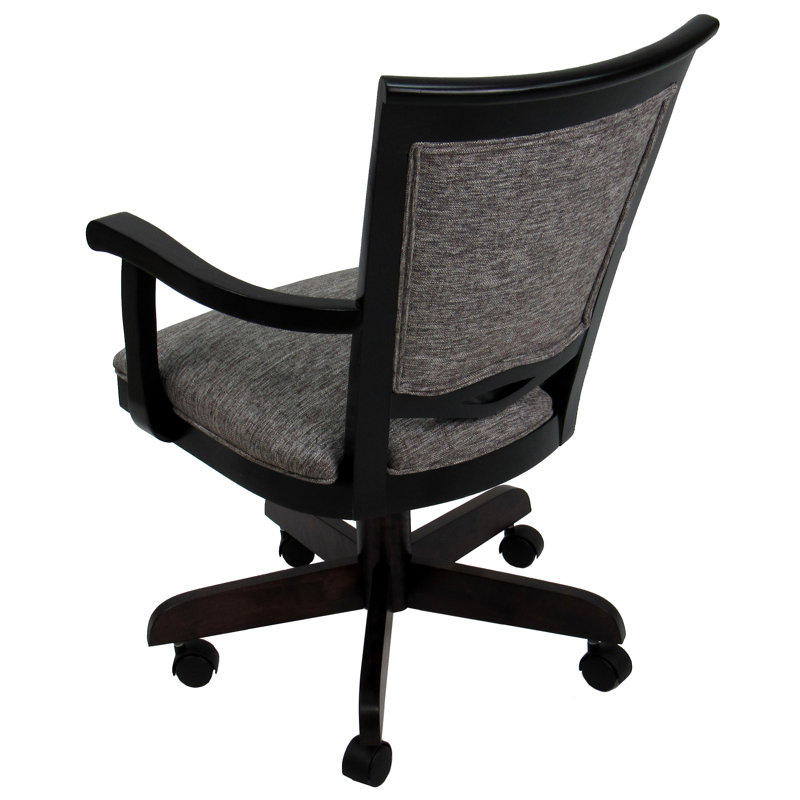Fauteuil rembourré Lapradd, Gris, Noir