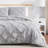 Pinch Pleated, Pintuck Duvet Cover Set with matching shams-227736016-227736030
