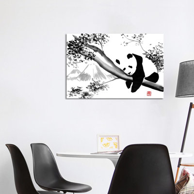 Panda's Tree by Péchane - Print on Canvas