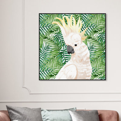 " Animals Cockatoo Profile Birds " Painting Print