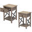 Table de bout avec rangement Alguno