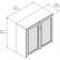 Waelder 3 - Shelf Storage Cabinet