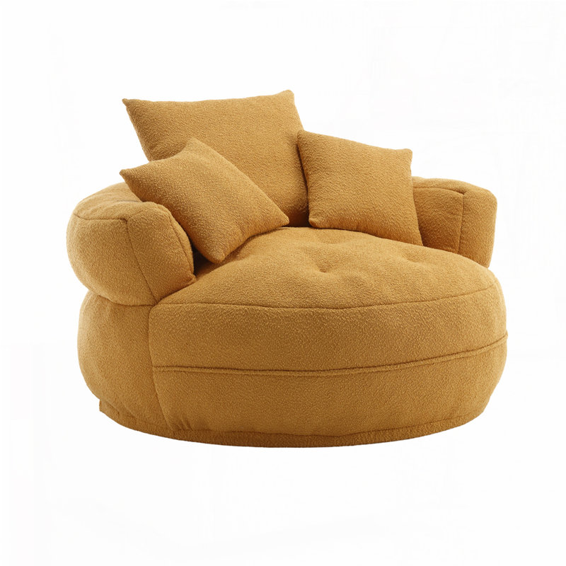 Méridienne rembourrée Roosendaal, Boucle jaune