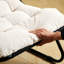 Chaise d'appoint avec repose-pieds, coussin pour le salon, la chambre à coucher, la salle de lecture-1776707364