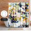 Rideau de douche abstrait Sloane par Charlotte Winter