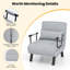 Canapé-lit pliant convertible à 6 positions avec fauteuil et coussin-70273669
