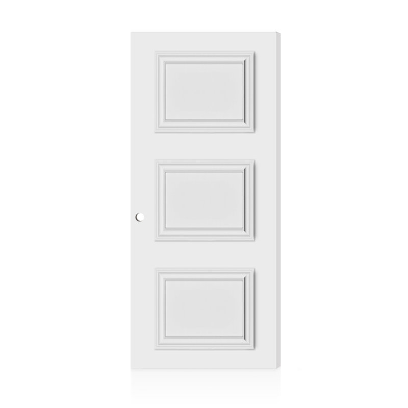 Dalle de porte intérieure en panneau composite anti-feu Palazzo 3, 80 po x 36 po, Blanc, Oui