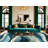 Washable Abstract Waves Hawaiian Area Rug-1679101864