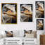 Velociraptor gris dans la jungle - art mural dinosaure-700525992-700525989
