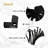 Elegant Monochrome Woman and Flora Modern Abstract Wall Accent Sculpture Hanging Decoration Metal Wall Decor-124837991-124837989