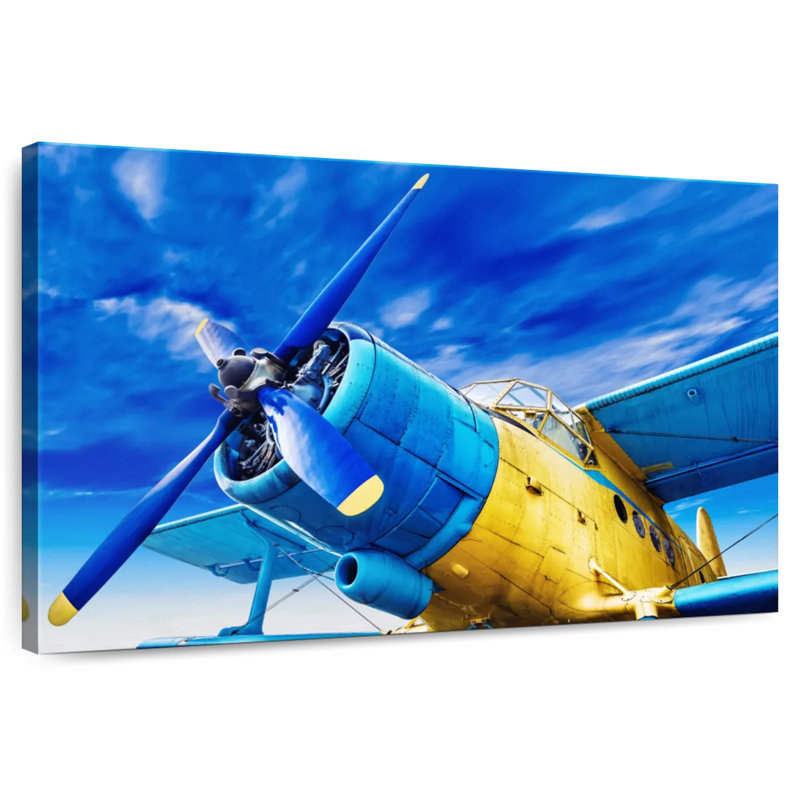 Mehar Funky Airplane, 8" H x 12" W