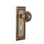 Mission Plate with Decorative Keyhole and Egg & Dart Door Knob-1050934399