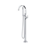 Modelle Single Hole Floor Mount Tub Filler Trim