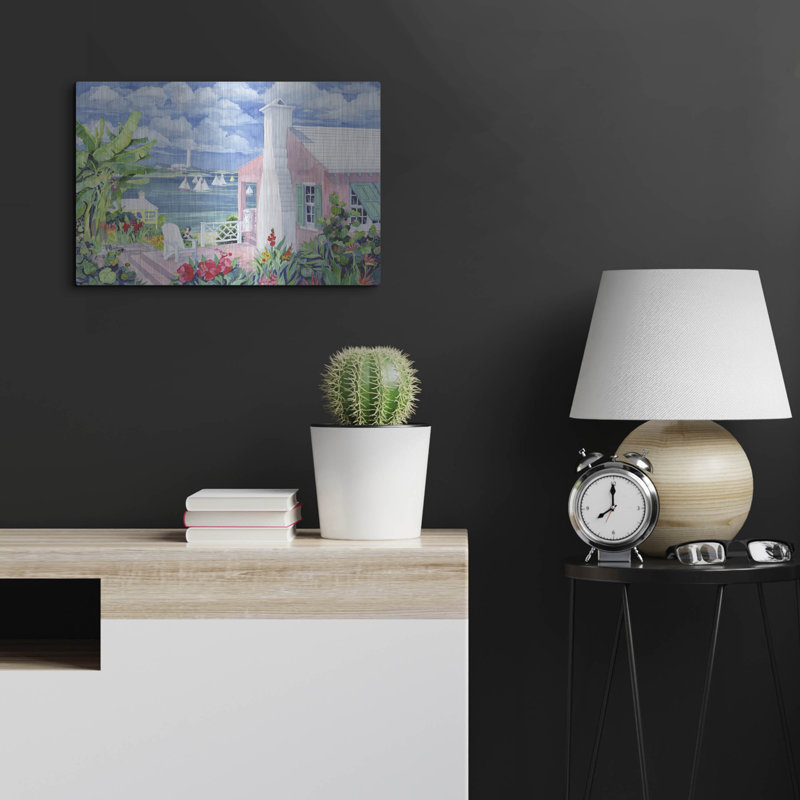 «Bermuda Cove» par Paul Brent, H 16 po x l 24 po