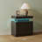 Modern Nightstand With LED Light And 2 Drawers-1399984894