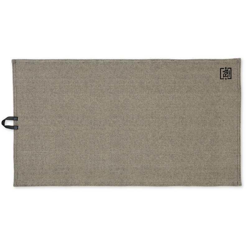 Torchon Râ, gris foncé, L 35,4 po x l 19,7 po, Gris foncé