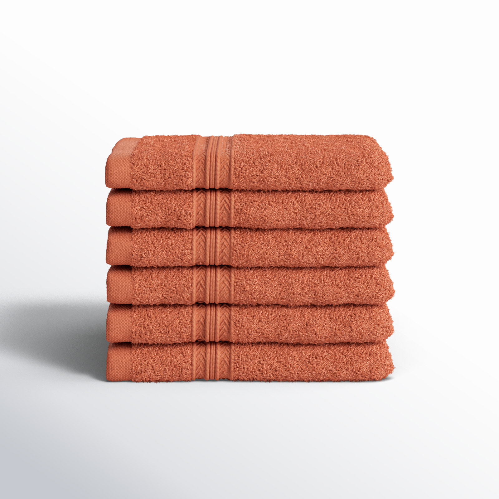 Sustainable Cotton Washcloth Set, Copper