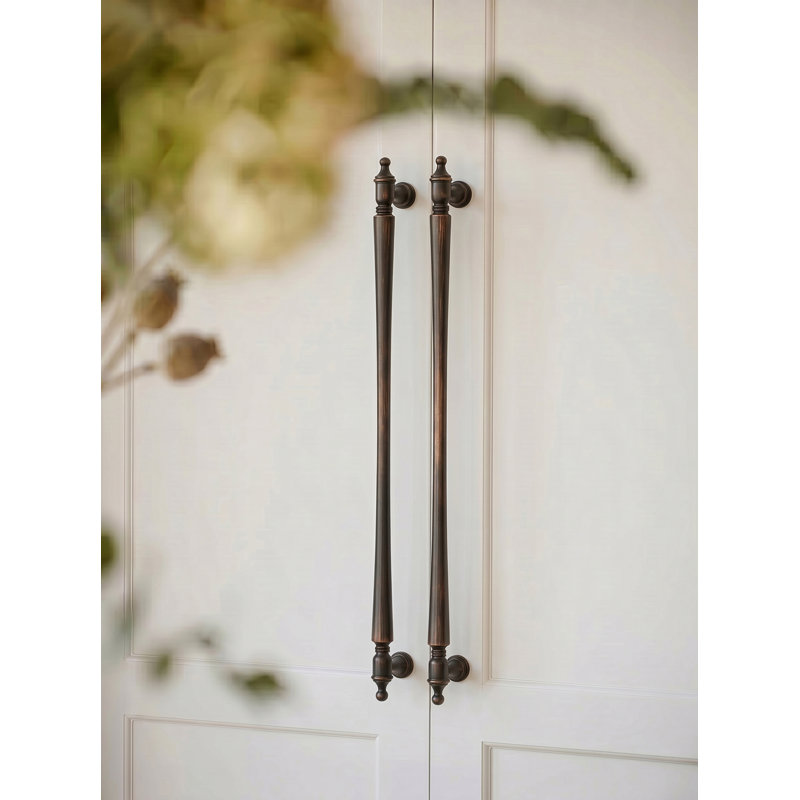 Ensemble de poignées de bar élégantes, 12.6", Bronze frotté à l'huile