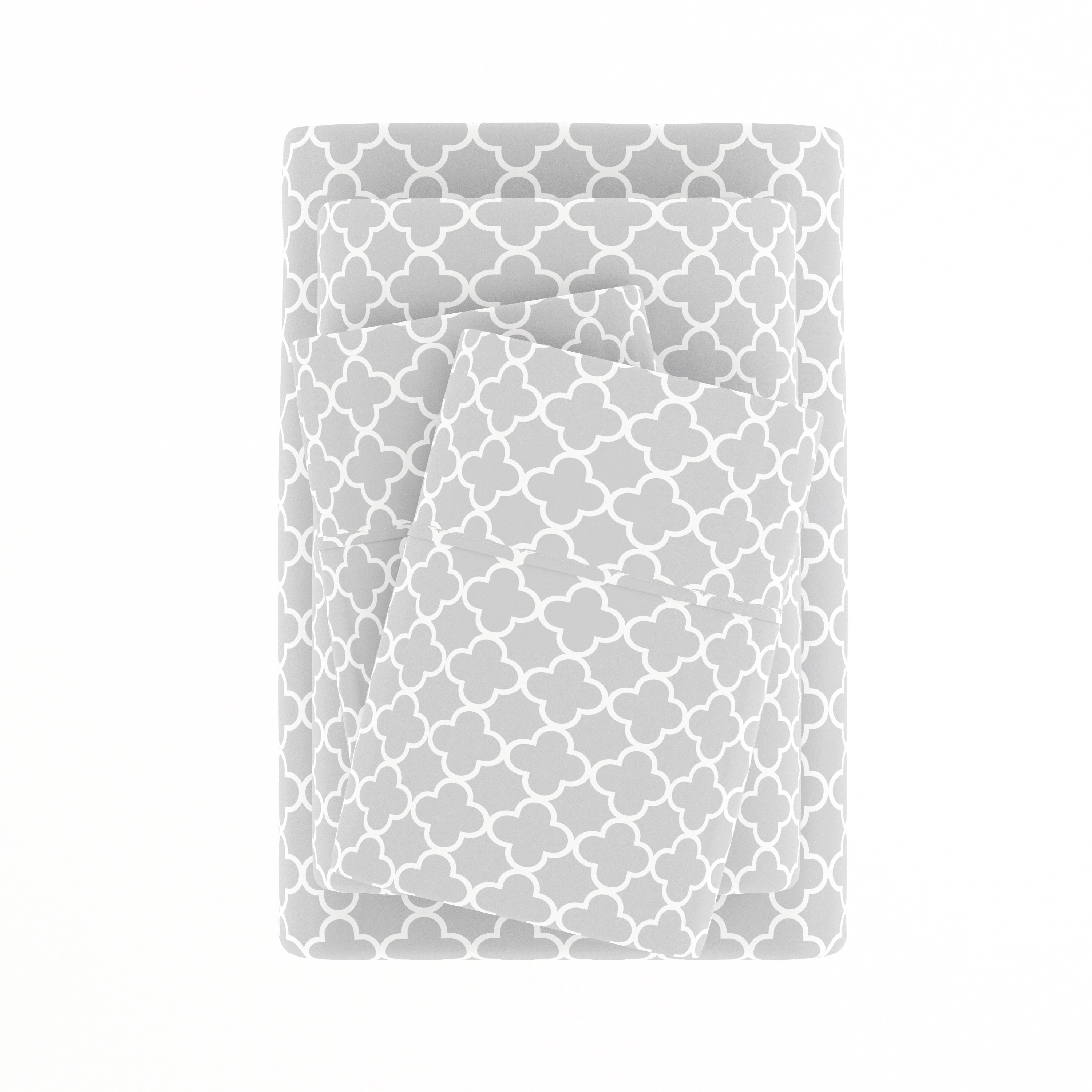 Taupe Patterned Cotton Pocket Square - Oliver Wicks