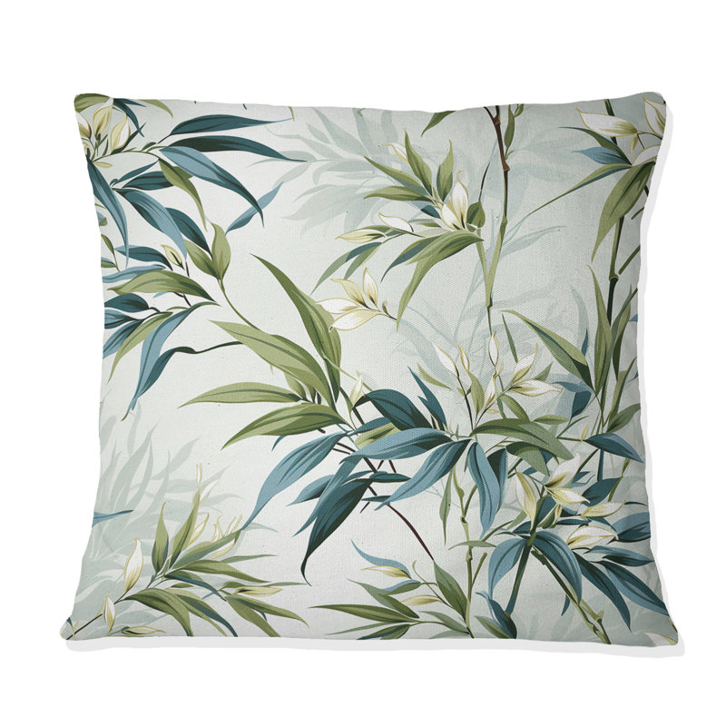 Coussin Tropical Tropical Bamboo IV - Tropical, H 18 po x l 18 po