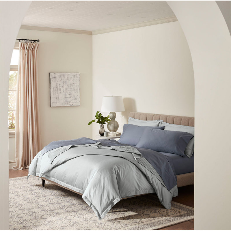 Signature Hemmed Sheet Set, Mineral, King Sheet Set with 2 Pillowcases