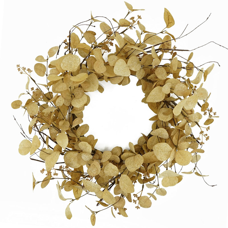 Couronne d'eucalyptus artificiel 20 pouces