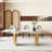Sammie 9 - Piece 94.48'' Extendable Sintered Stone Dining Table with 8 Leather Chairs Dining Set-1035566531-1035566530