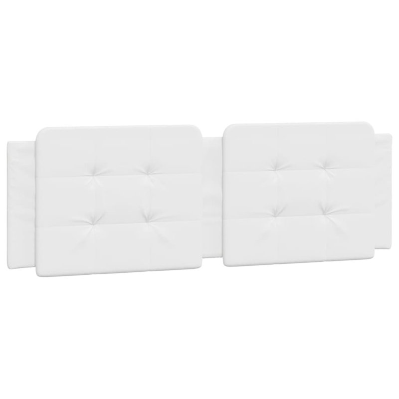 vidaXL Headboard Cushion White, Queen, White