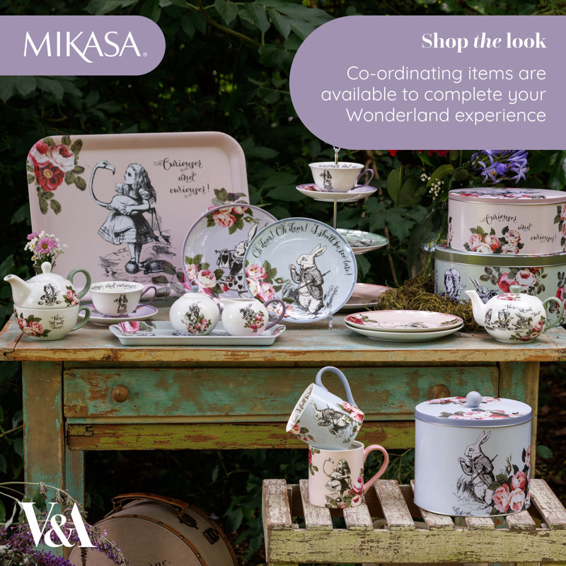Mikasa and the V&A Alice In Wonderland Large Rectangle Tray