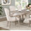 Ensemble de 2 fauteuils Traditional Elegance avec revêtement en tissu ivoire