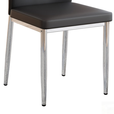 Chaises de salle à manger, haut: dossier ergonomique en polyuréthane, alliant confort et style pour une salle à manger élégante