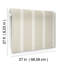 Braided Stripe Striped Wallpaper Double Roll by Ronald Redding-185449027