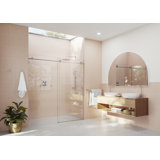 Eclipse 68 - 72 in. x 78 in. Fully Frameless Sliding Shower Door