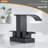4-inch Centerset Double Handle Waterfall Bathroom Sink Faucet with Drain Kit Included-98449800