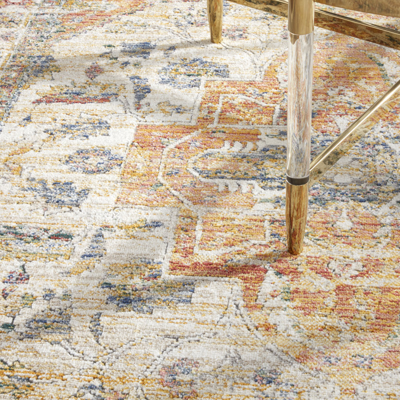 Tapis beige Aveen Kathryn, Rectangle 5 pi 2 po x 7 pi 2 po