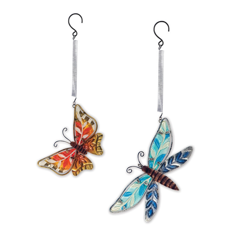 Ensemble de 2 figurines gonflables papillon et libellule Tiedeman
