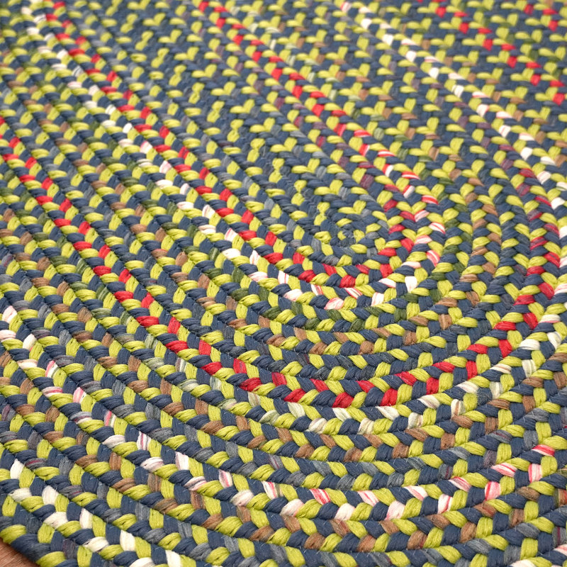 Tapis multicolore Ashland, Ovale 10 pi x 13 pi