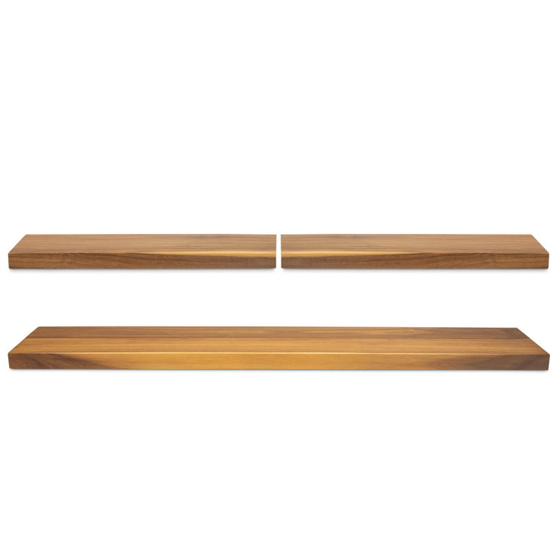 Ensemble de 3 étagères en bois d'acacia CenterPointe