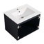 Meuble-lavabo simple 24 po avec plateau en céramique Anjeli