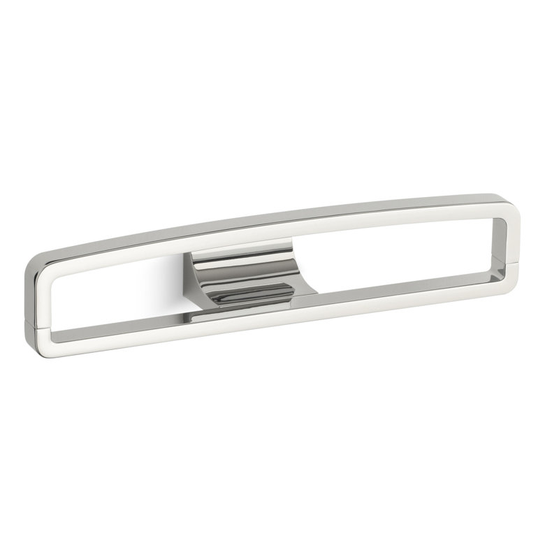 Loure Wall Mounted Towel Bar, Vibrant Polished Nickel