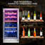 Réfrigérateur à vin encastré / encastré 30 bouteilles à deux zones