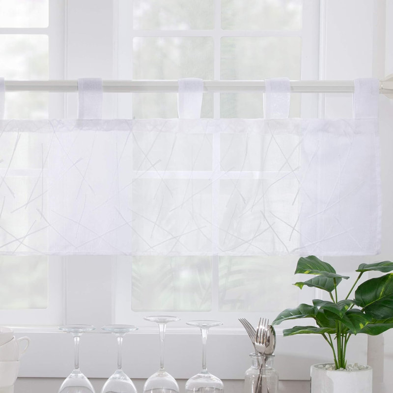 Semi Sheer Curtain Pair