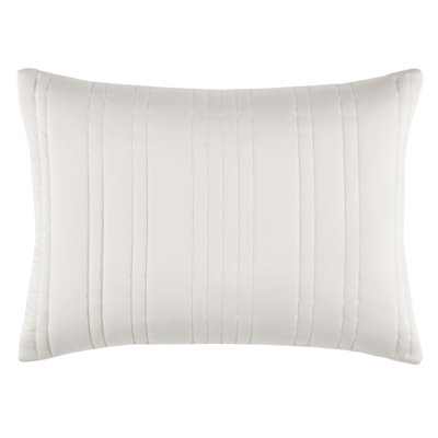Blissful Bamboo Pearl/Silver Quilted Sham