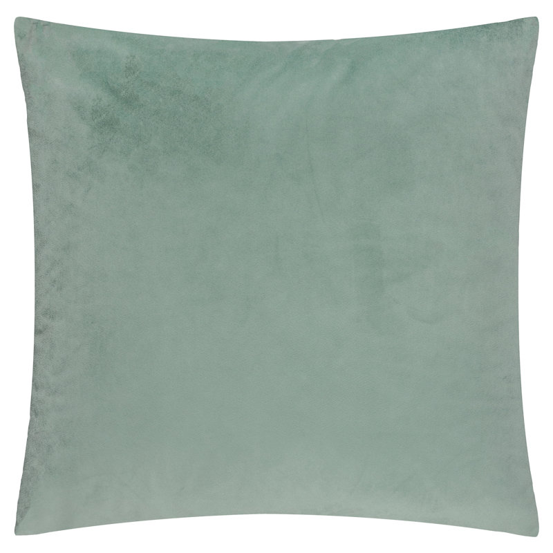 Metro Prism Geometric Square Cushion, Green/Orange, Feather