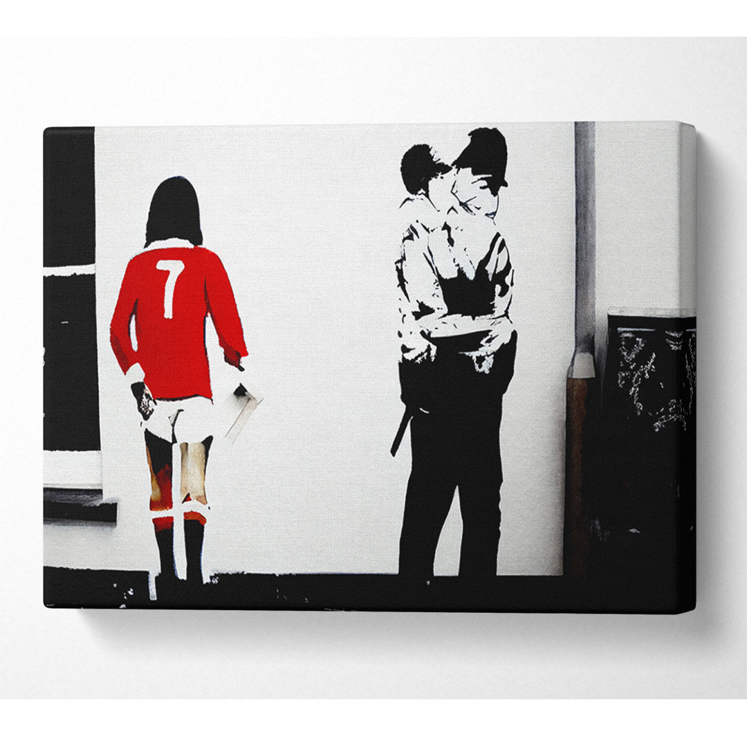 Kissing Coopers Football - Kunstdrucke auf Leinwand - Wrapped Canvas