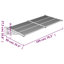 Dakota Fields 90cm D Polycarbonate Cover Retractable Door / Window Awning-1378901108-1378901113