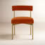 Chaise rembourrée H 19,75 po Freida-449450206-449450204